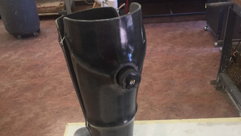 Closeup Of A Carbon Brace | Evolve Prosthetics &Amp; Orthotics Closeup Of A Carbon Brace